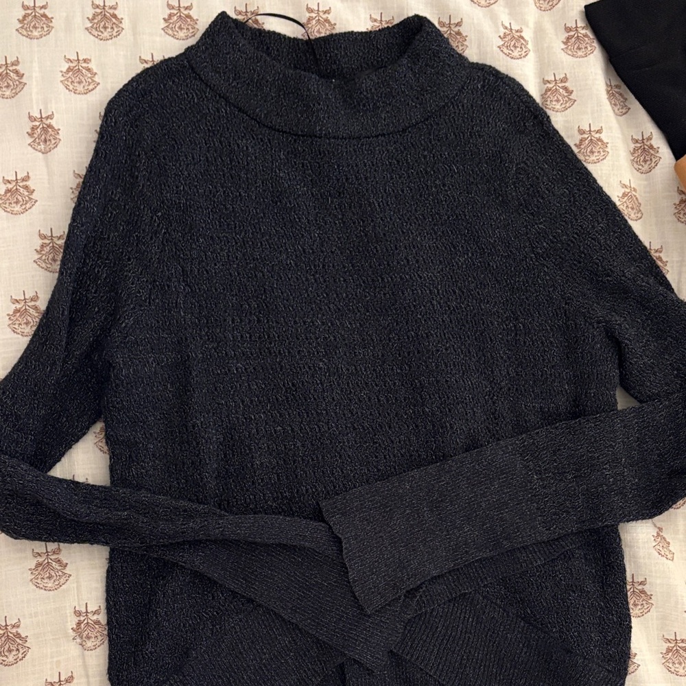 FP Movement by Free People Charcoal Turtleneck Sweater